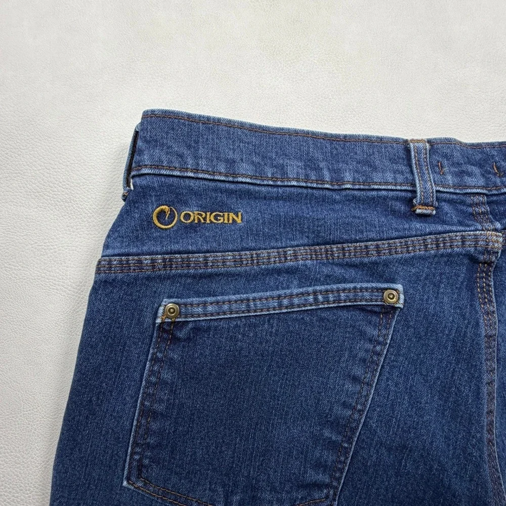 Origin Maine Delta 68‎ Bootcut Jeans Mens W38 L32 Dark Wash Blue Made in USA